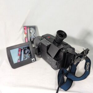 SONY Handycam Video Camera Recorder Hi8 CCD-TRV70 tested/parts Only